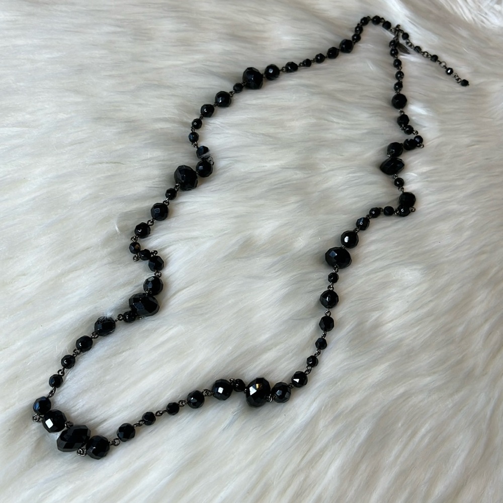 White House Black Market Long Statement Necklace